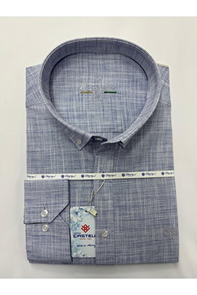 Castelli New Season Linen Plus Size Comfortable Men's Shirt