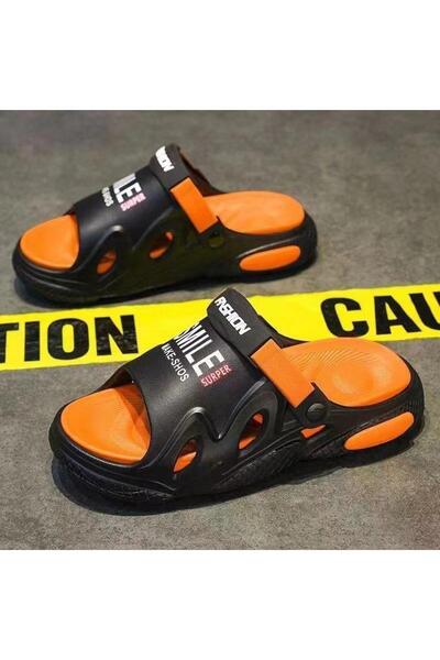 AyShop Men's Beach Outdoor Perforated Comfortable Slippers with Elastic Back