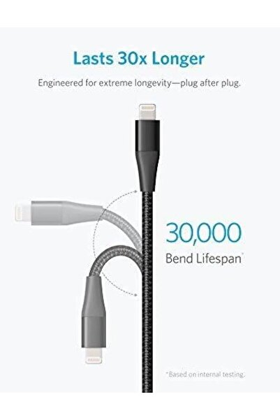 Anker PowerLine+ USB to Lightning Cable 1.8 m - Black