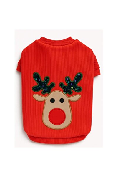 GedyCo Red Deer Small Breed Dog Stretch Fabric Sweatshirt