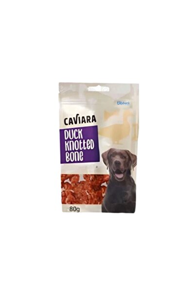 Klybeck Clippek Caviara Dog Treats in the Shape of a Duck Bone 80g