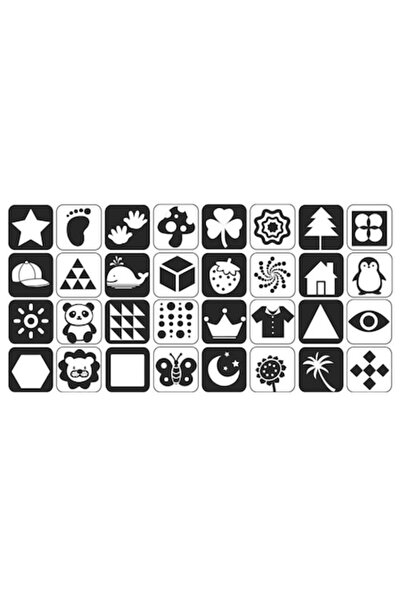 Toy Toy Toy Black-and-white visual stimulation card for 0–3 month babies