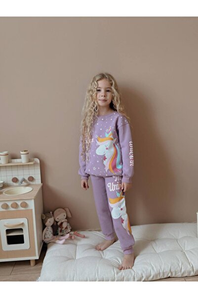 MİNİKO KİDS Girl's Unicorn Modeled 3-Ply Set