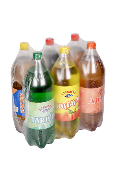 kafkasya meşrubatları 6 Adet Çeşitli Aromalı Gazlı Içecekleri - 6 Штук Разног...