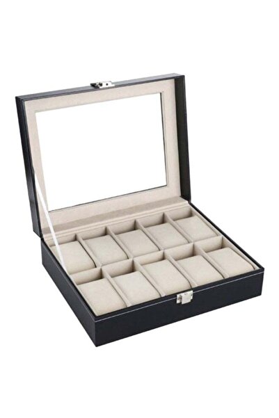 KEYLİNE 10-Compartment Watch Case with Window