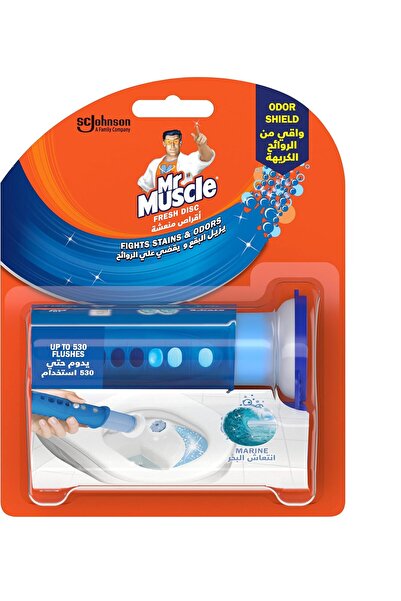 Generic Mr. Muscle Marine Fresh Gel Discs Toilet Freshener, Fights Stains & O...