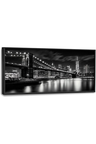 ALAYRA International لوحة فنية جدارية مطبوعة على قماش لجسر بروكلين، 60×120 سم...