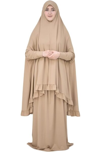 Generic Two-Piece Islamic Prayer Dress for Women - Jilbab Abaya Set (Damas Collection)