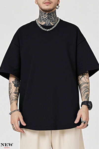 New Shine Oversize Unisex Unprinted T-shirt