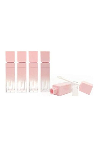 Generic 5-Piece 8ml Empty Refillable Lip Gloss Tube Pink