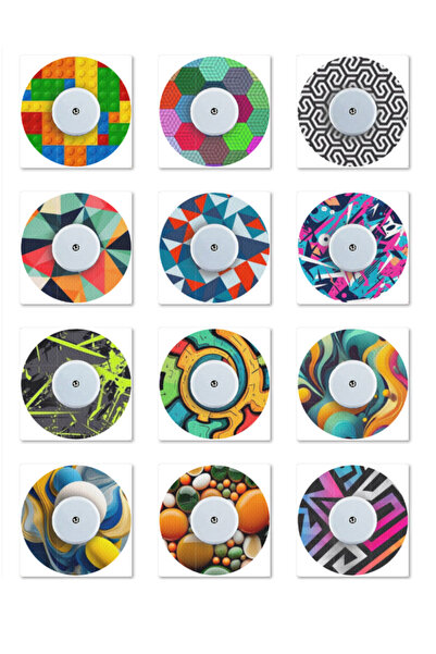 Dia BandTR Geometric - Libre 2 Sensör Koruyucu Bant 12'li Paket