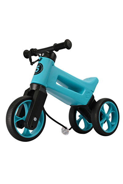 Funny Wheels Rider Supersport 2-in-1 Balance Bike - Aqua/Aqua