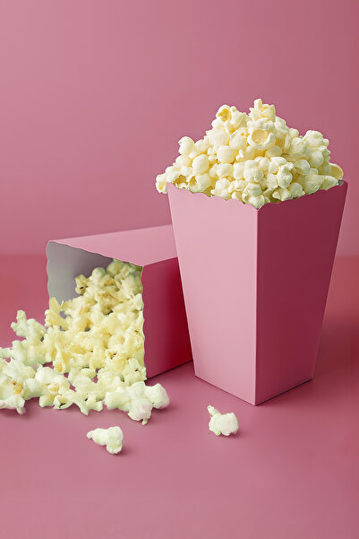 Hey Parti Mısır Kutusu 6’lı – Popcorn Kutusu Parti Sunum Kutuları (Farklı Ren...