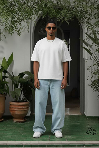 New Shine Oversize Unisex Unprinted T-shirt