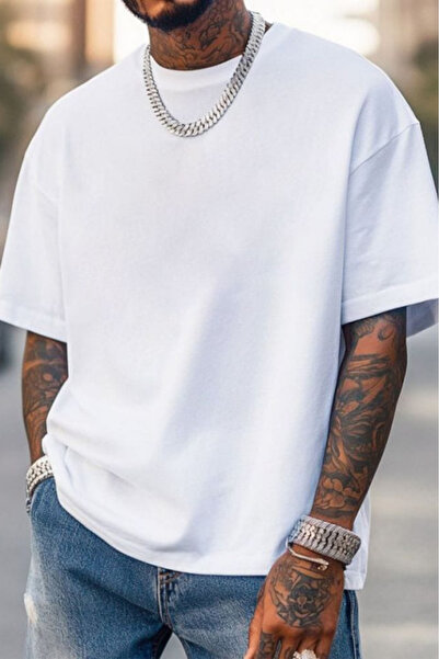 New Shine Oversize Unisex Unprinted T-shirt