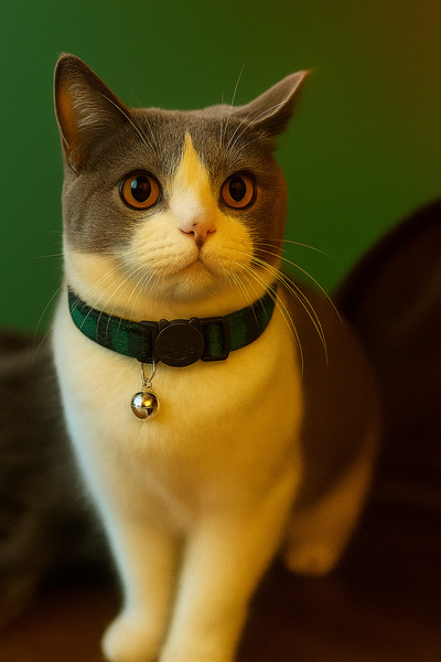 PAWNEST Plaid Adjustable Cat Collar – Lightweight and Stylish Cat Neck Collar...