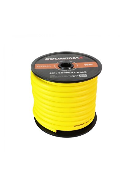 Soundmax Deniz Sound Garage 0 ga Amfi Güç Kablosu SX-PCOGA Bakır (5 Metre)