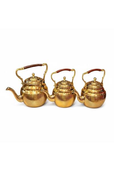 MAZPRO Syrian gold-plated copper pomegranate love pot set