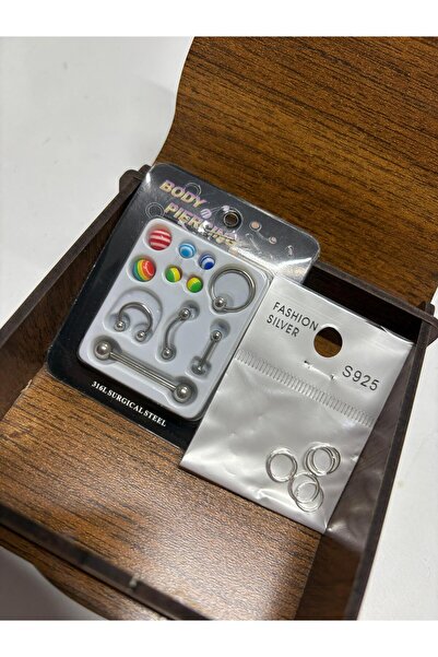 Melkady Aksesuar MelKady 921 - Vücut/Body Piercengi ve Hızma Seti - Yedek Top...