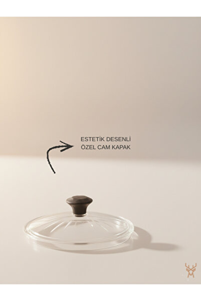 StarHouse Stella Fireproof Non-Stick 20 cm Deep Pot |   Black