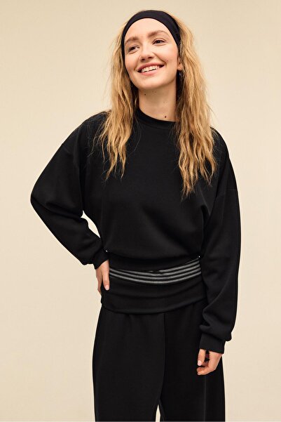 Stradivarius Soft-touch batwing sleeve sweatshirt