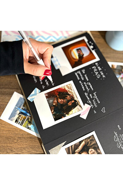 photonom Writable Memory Book - 10 Polacart Photos and White Pen Gift! - Gift for a Loved One