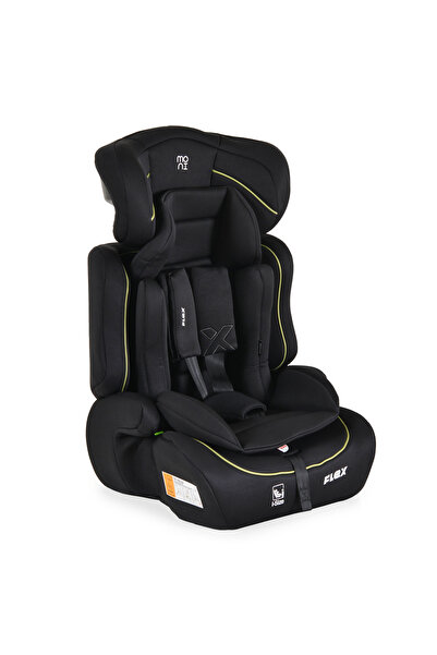 Moni Scaun auto si inaltator fara isofix Flex, omologat R129/i-Size, tetiera ...