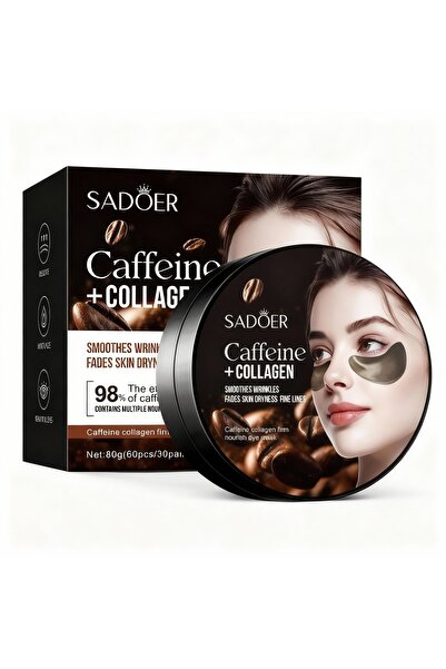 SADOER Plasturi oculari rejuvenatori cu cafeină + colagen 80g