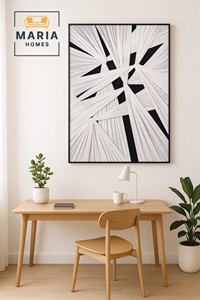 MARIA HOMES Modern Wall Art 120×80 – Abstract Frame & Luxury Wall Decor for Living Room