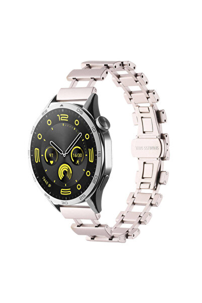 zore Xiaomi Amazfit Pace Compatible Asma-Krd-96 22mm Metal Band-Starlight