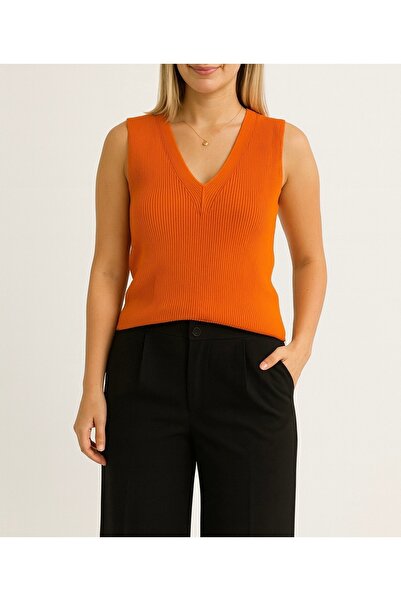 Forest Girl V yaka Kolsuz Triko