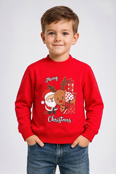 Gold Vitray Christmas Sweater for Kids