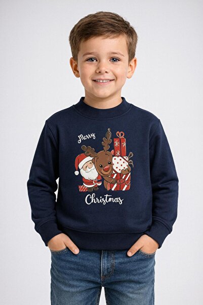 Gold Vitray Christmas Sweater For Kids