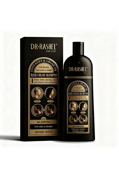 Dr. Rachel Șampon pentru nuanțare neagră, 400 ml