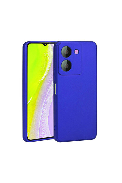 zore غطاء حماية من السيليكون لهاتف Vivo Y36 4G من JoieCreatif Premier - أزرق ...