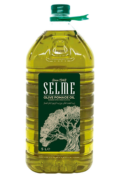 SELME زيت زيتون بكر ممتاز ممزوج بالبقايا، 5 لتر، نكهة غنية، حموضة منخفضة، مثا...