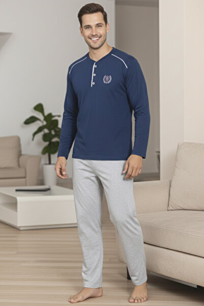 ELİTOL Cotton Soft Touch Men's Pajama Set