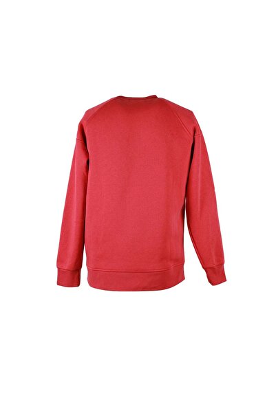 trender Ανδρικό φούτερ με λαιμόκοψη με μανίκια ρεγγάλα κόκκινο 5420