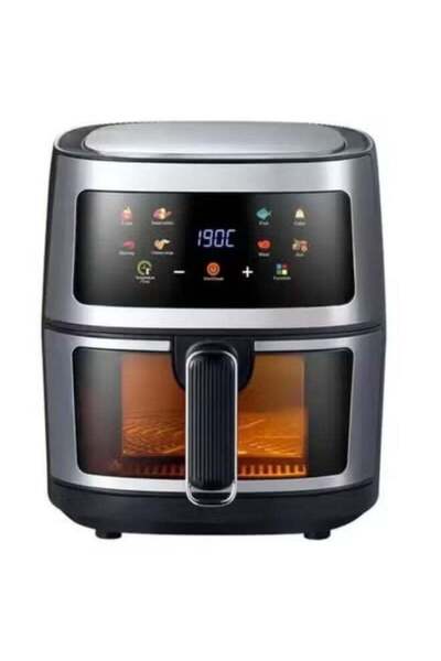 ELTRAZONE 8L Large Capacity Air Fryer, 2400W, Digital Touchscreen