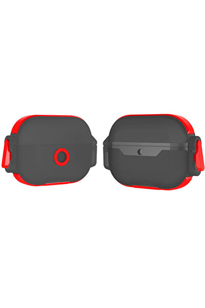 zore حافظة Air-Pods ASMA Airbag 34 مقاومة للصدمات - أحمر