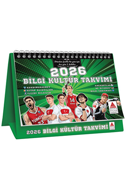 Delta Kültür Yayınevi 2026 Bilgi Kültür Takvimi