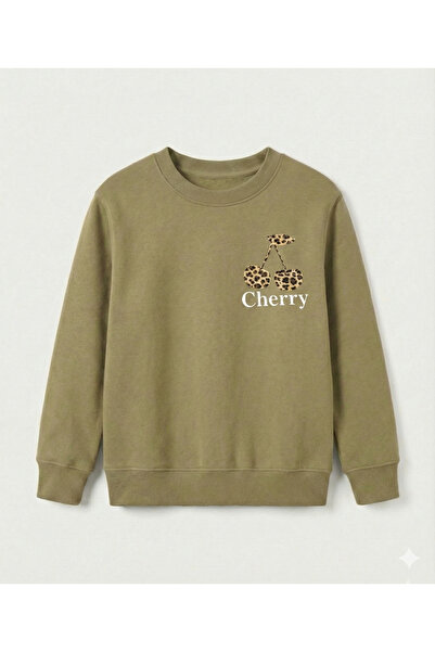 Bonbelle سويت شيرت بناتي ذو ملمس ناعم من Cherry مطبوع