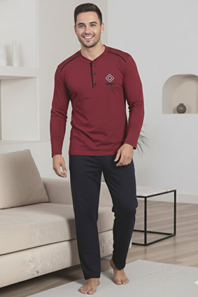 ELİTOL Cotton Soft Touch Men's Pajama Set