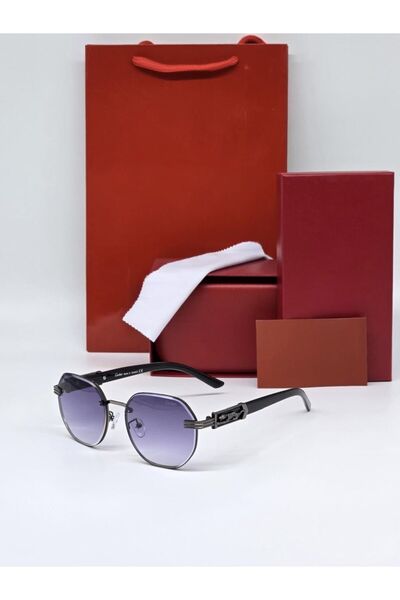 Generic Sunglasses with a case, bag, and card. Luxurious design, very nice color, sky blue with black gradient lenses.