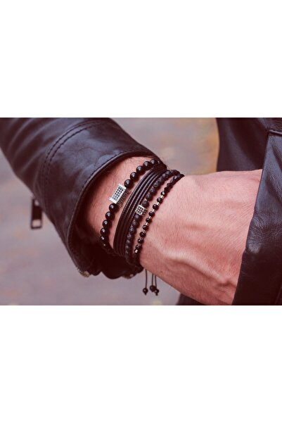 Crack Set Bratari Barbati Lucky Four Metal Stack