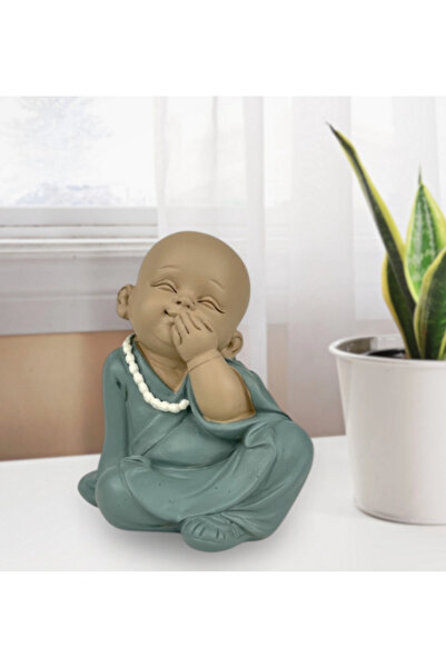 OEM Bronze Monk Figurine Say Nothing Symbol of Wisdom