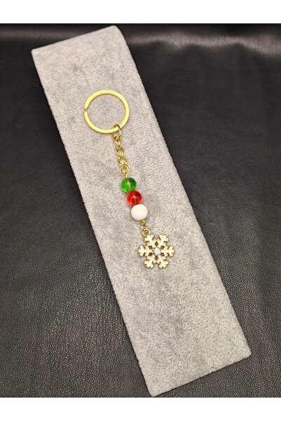 Han Ticarethane سلسلة مفاتيح مميزة لرأس السنة الجديدة على شكل ندفة ثلج مزينة ...