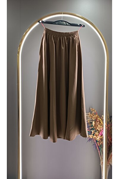 tesettürgiyim Elastic Waist Pocket Skirt
