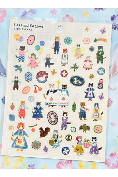 İthal Autocolant PET S18-Cozyca 1 foaie Aiko Fukawa