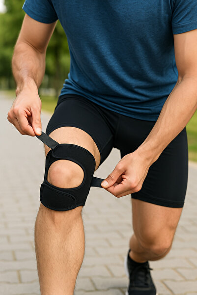 MultiTrendy Patella Destekli Medikal Diz Korsesi Çapraz Bağ Menisküs Ağrısı İçin Sporcu Dizlik